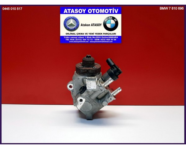 BMW F10 520D MAZOT POMPASI 0445010517 0445010519 0445010574 0445010553 0445010573 0445010794 7810696 7823452 8518713 7810696-08 7810697 4740613 8571796 8597819 13517810697 13514740613 13518571796 13518597819 CRCP4S1L4020